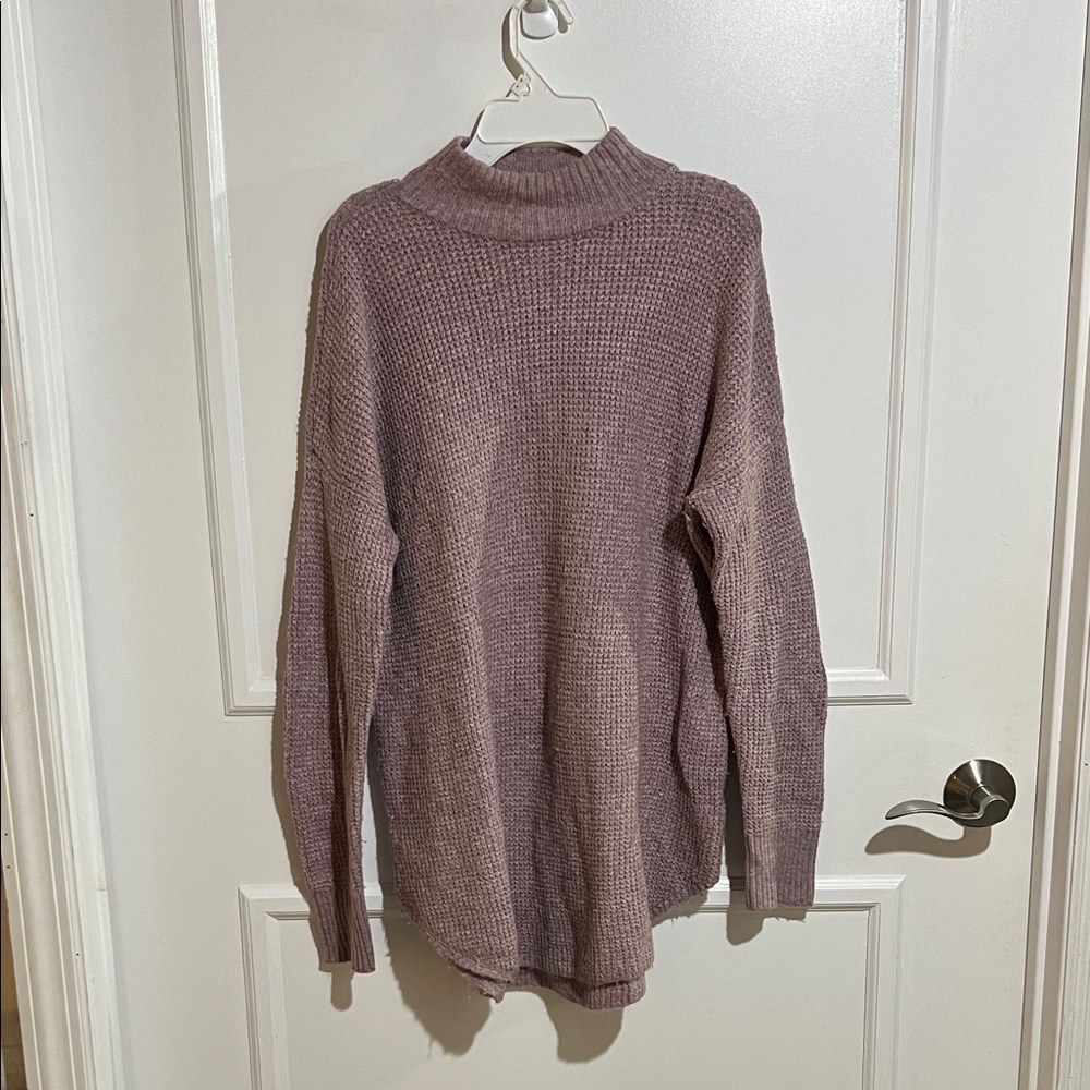 American Eagle Outfitters Dusty Pink Turtleneck Sweater